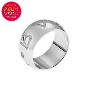 Bulgari Monologo Ring White Gold RAJ1006 "SOLD"
