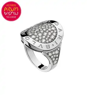 Bulgari Ring White Gold & Diamonds Shop Ref. RAJ1000 "SOLD"