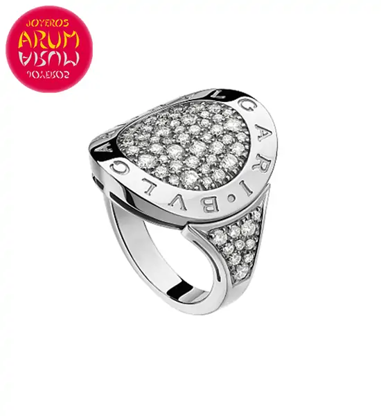 Bulgari Ring White Gold & Diamonds Shop Ref. RAJ1000 "SOLD"