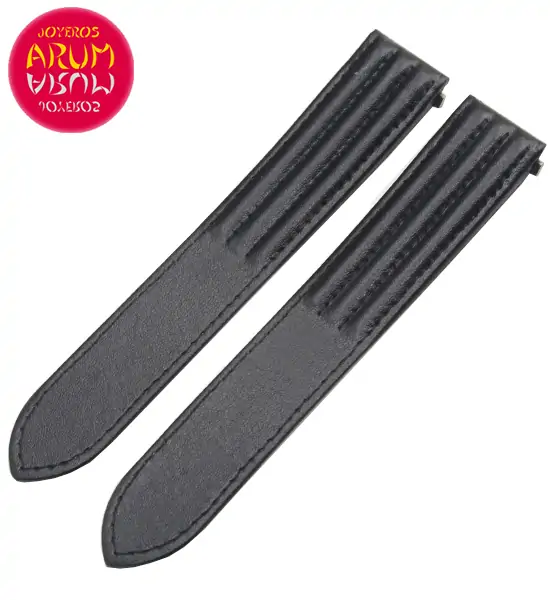 Z Cartier Roadster Strap Black Leather 19-18 RAC968