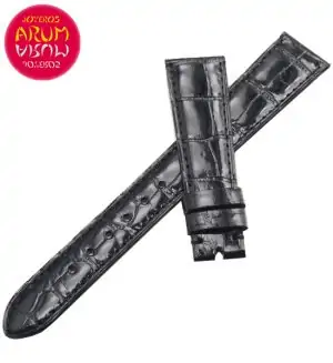 Z Patek Philippe Strap Crocodile Black Leather 18-14 RAC1022 "SO