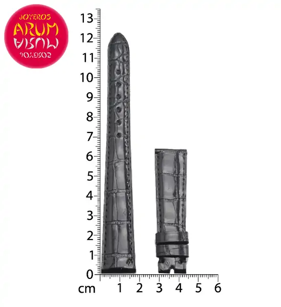 Z Patek Philippe Strap Crocodile Black Leather 18-14 RAC1022 "SO