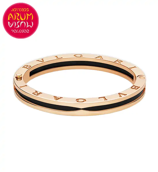 Bulgari B.Zero1 Bracelet Rose Gold & Ceramic Shop Ref. RAJ1001 "