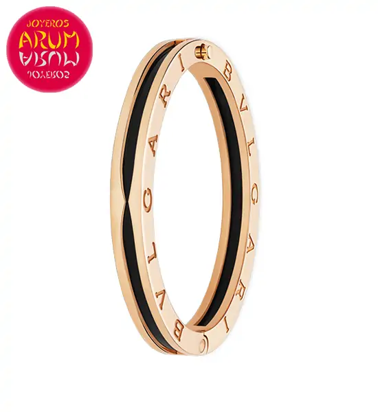 Bulgari B.Zero1 Bracelet Rose Gold & Ceramic Shop Ref. RAJ1001 "