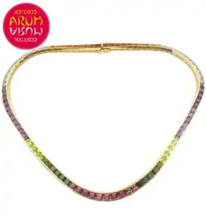 H.Stern Necklace Gold and Turmalines