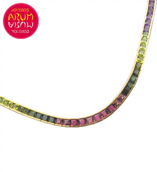 H.Stern Necklace Gold and Turmalines