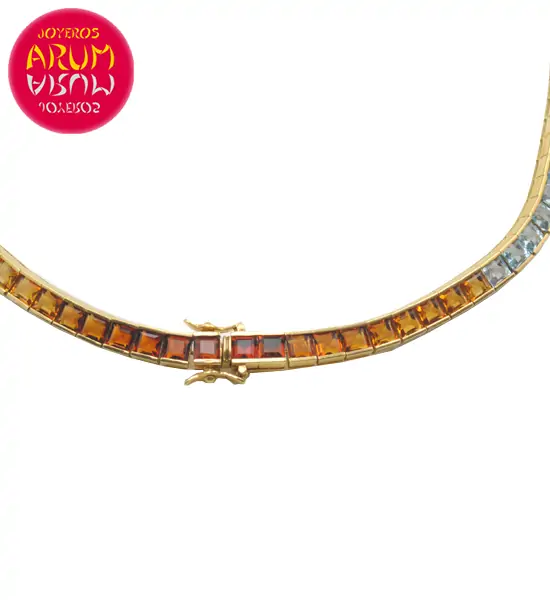 H.Stern Necklace Gold and Turmalines