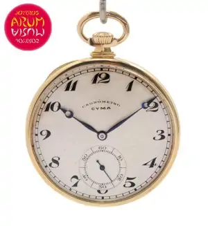 Cyma Pocket Watch 18K Gold Shop Ref. 4162/887