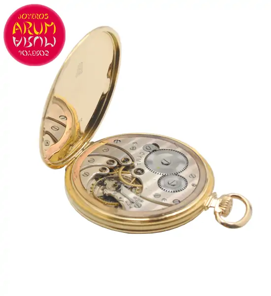 Cyma Pocket Watch 18K Gold Shop Ref. 4162/887 Cyma Pocket Watch 18K Gold Shop Ref. 4162/887