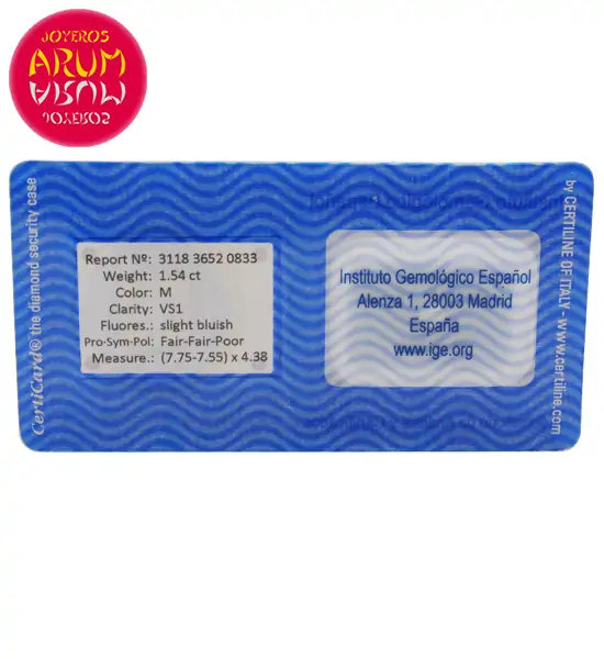 Diamond for Investment 1,54 cts. RAJ1024