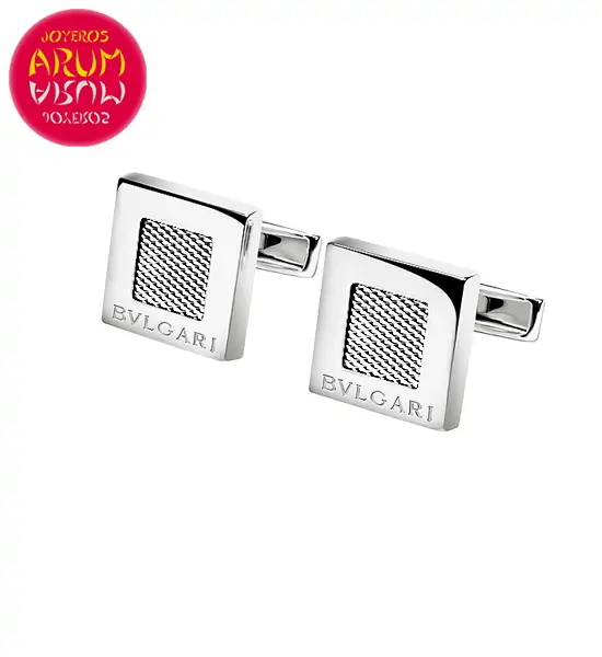 Bulgari Quadrato Cufflinks White Gold RAJ1030 Bulgari Quadrato Cufflinks White Gold RAJ1030
