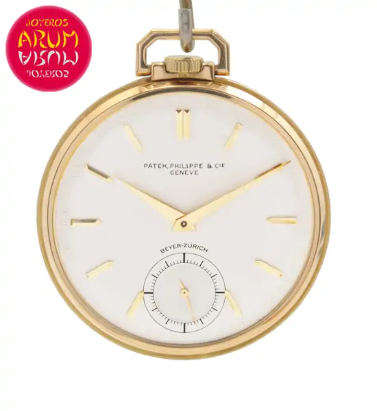 Patek Philippe Beyer-Zürich Pocket 18K Gold Shop Ref. 4128/851