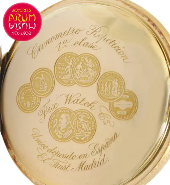 Fix Repetition Pocket Watch 18K Gold Shop Ref. 4214/939 Fix Repetition Pocket Watch 18K Gold Shop Ref. 4214/939