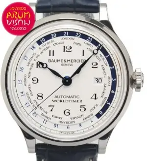 Baume & Mercier Capeland Worldtimer Shop Ref. 4331/1056 "SOLD"