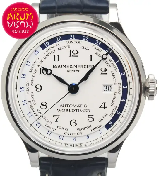 Baume & Mercier Capeland Worldtimer Shop Ref. 4331/1056 "SOLD"