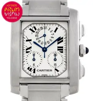 Cartier Tank Francaise Chronoflex Shop Ref. 4255/980 "SOLD"