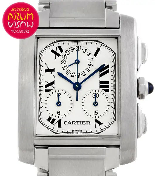 Cartier Tank Francaise Chronoflex Shop Ref. 4255/980 "SOLD"