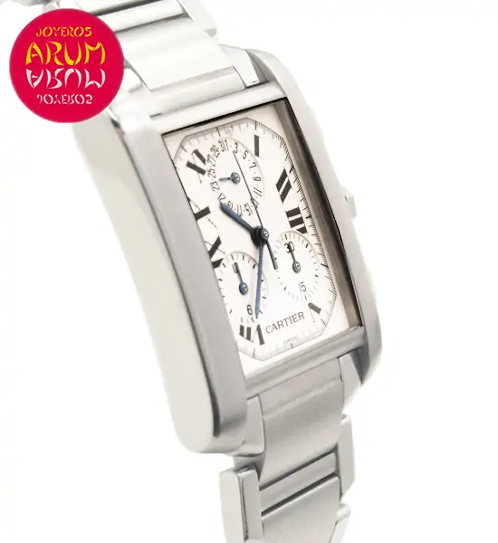 Cartier Tank Francaise Chronoflex Shop Ref. 4255/980 "SOLD"