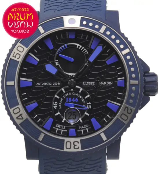 Ulysse Nardin Marine Blue Sea Shop Ref. 4334/1058 "SOLD"