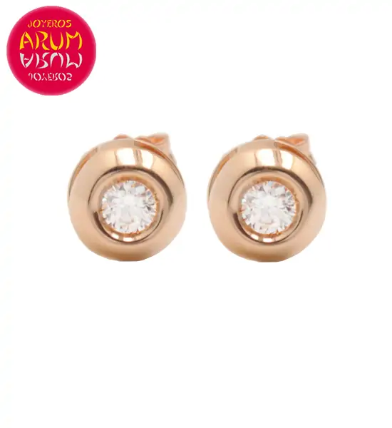 18K Rose Gold Earrings with Diamond 0.30 ct. RAJ1041