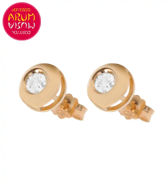 18K Rose Gold Earrings with Diamond 0.20 ct. RAJ1039