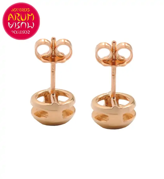 18K Rose Gold Earrings with Diamond 0.20 ct. RAJ1039