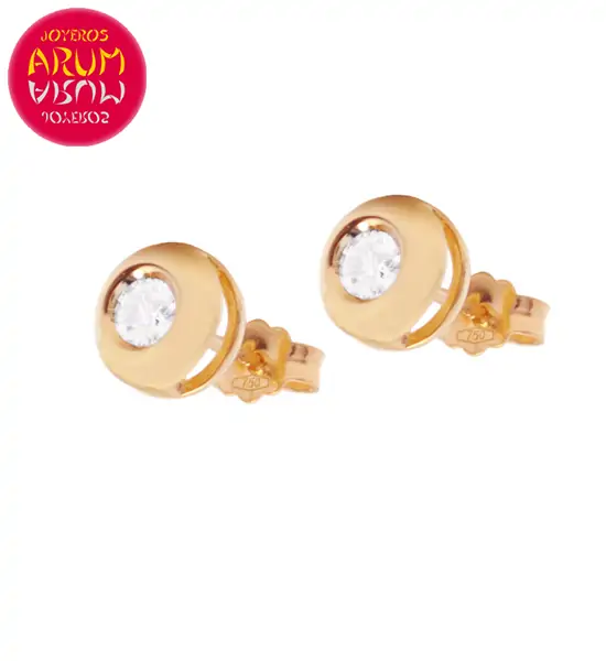 18K Rose Gold Earrings with Diamond 0,10 cts. RAJ1037