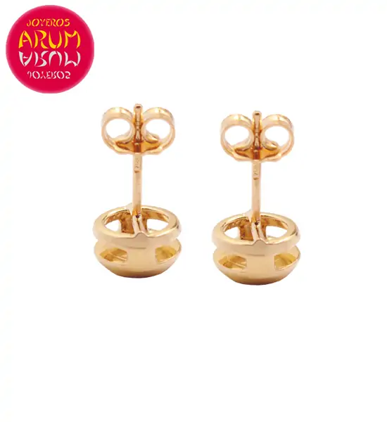 18K Rose Gold Earrings with Diamond 0,10 cts. RAJ1037
