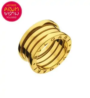 Bulgari B.Zero1 Ring Yellow Gold 4 Band RAJ1068 "SOLD"
