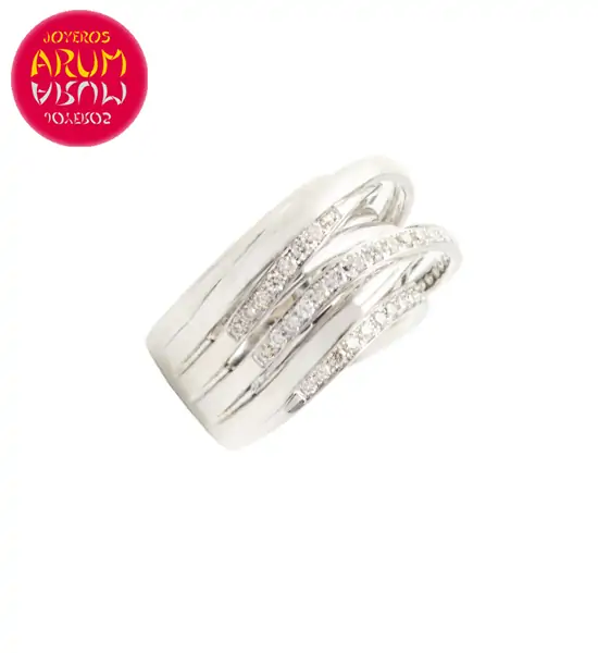 18K White Gold Ring with 57 Diamond 0,86 cts. RAJ1071