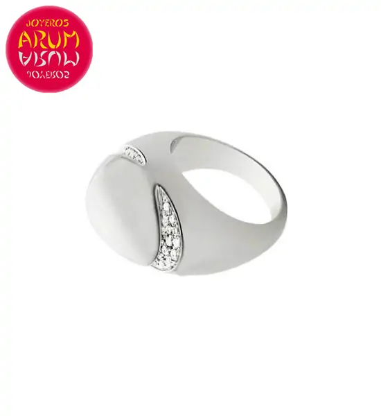 Bulgari Cabochon Ring White Gold and Diamonds RAJ1069 "SOLD"