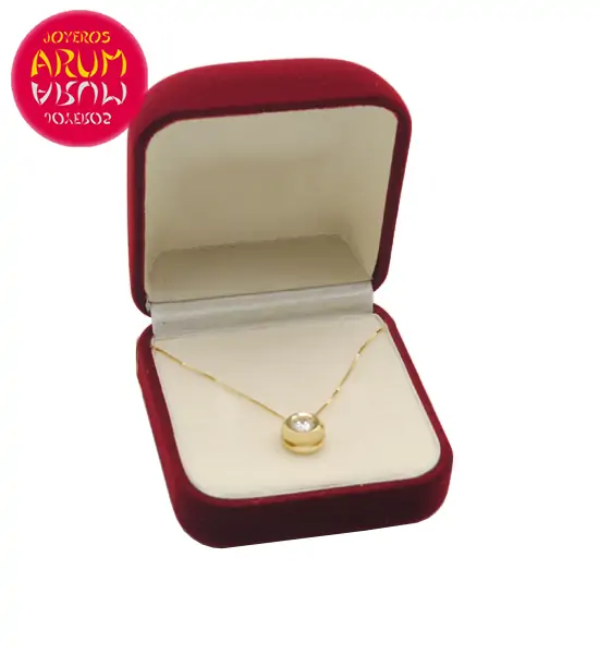 Chain and Pendant 18K Yellow Gold Diamond 0.05 cts RAJ1053 Chain and Pendant 18K Yellow Gold Diamond 0.05 cts RAJ1053