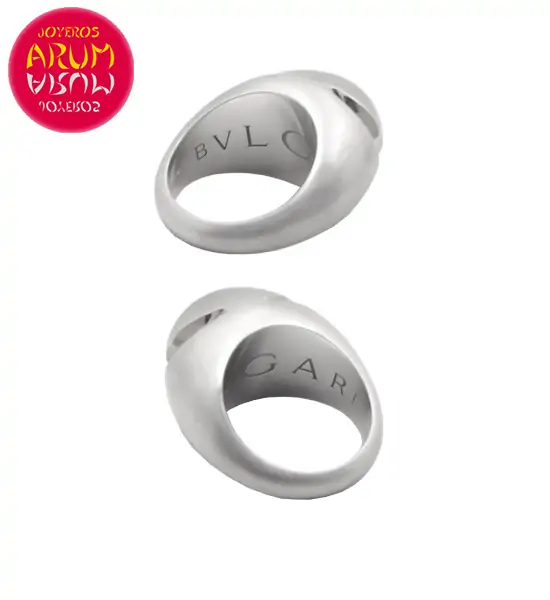 Bulgari Cabochon Ring White Gold RAJ1091 Bulgari Cabochon Ring White Gold RAJ1091