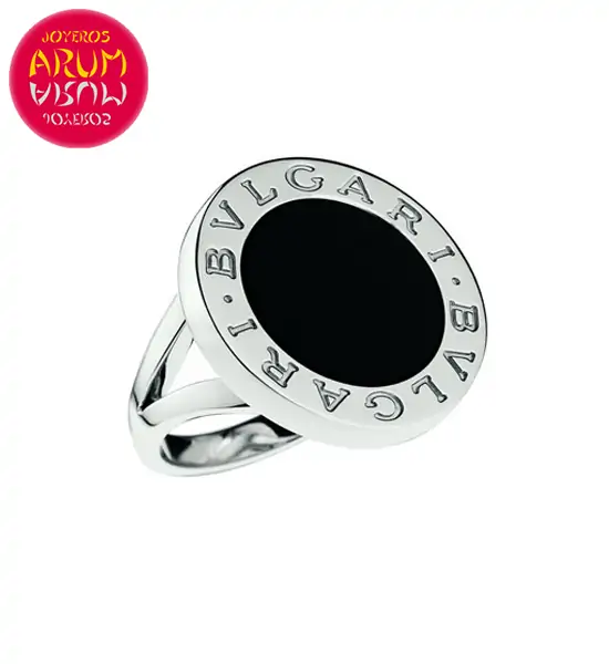 Bulgari Ring White Gold and Onyx RAJ1084 "SOLD"