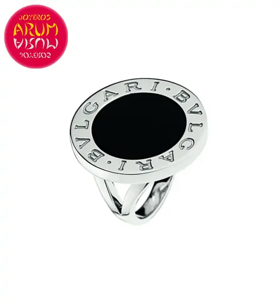 Bulgari Ring White Gold and Onyx RAJ1084 "SOLD"