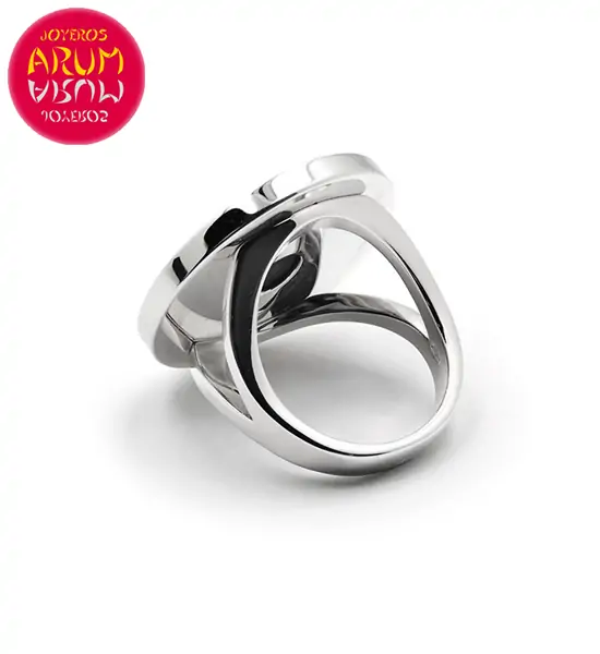 Bulgari Ring White Gold and Onyx RAJ1084 "SOLD"