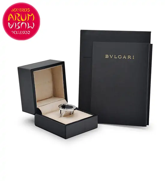 Bulgari Ring White Gold and Onyx RAJ1084 "SOLD"