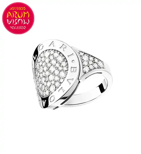 Bulgari Ring White Gold and Diamonds RAJ1098