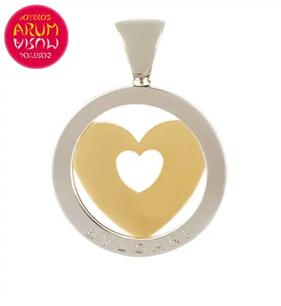 Bulgari Tondo Pendant Steel & Gold RAJ1085 "SOLD"