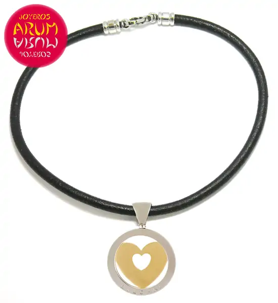 Bulgari Tondo Pendant Steel & Gold RAJ1085 "SOLD"