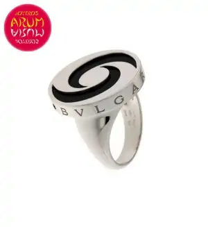 Bulgari Ring Optical Illusion White Gold RAJ1089