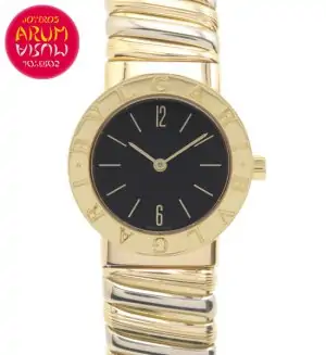 Bulgari Tubogas Yellow and White Gold Shop Ref. 4430/1154