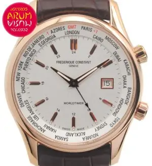 Frederique Constant Worldtimer Shop Ref. 4463/1187 "SOLD"