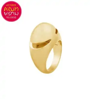 Bulgari Cabochon Ring Yellow Gold RAJ1168