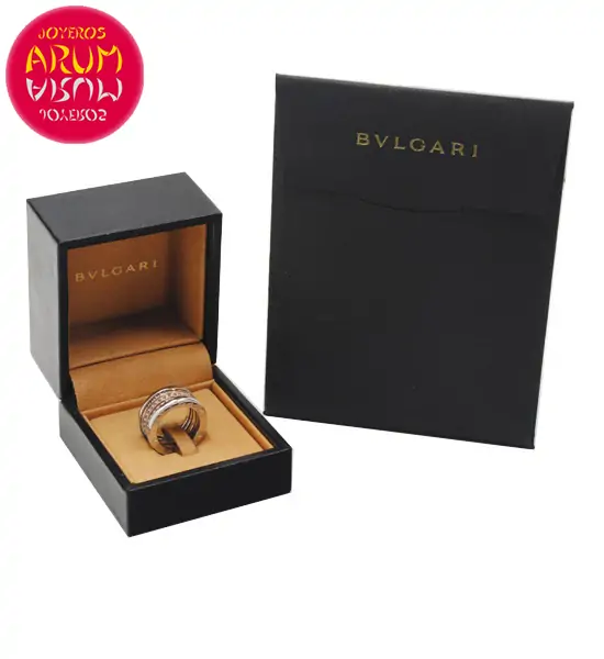 Bulgari B.Zero1 Ring White Gold Pink Sapphires RAJ1171 "SOLD"