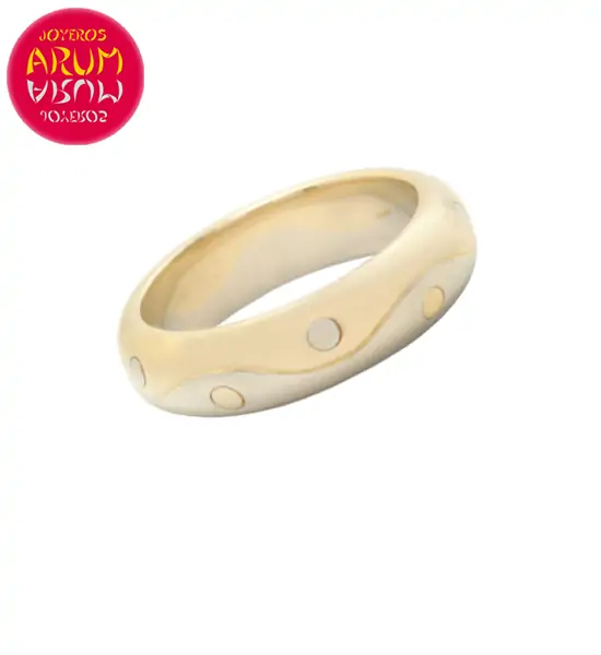 Bulgari Ring Yellow and White Gold RAJ1153 Bulgari Ring Yellow and White Gold RAJ1153