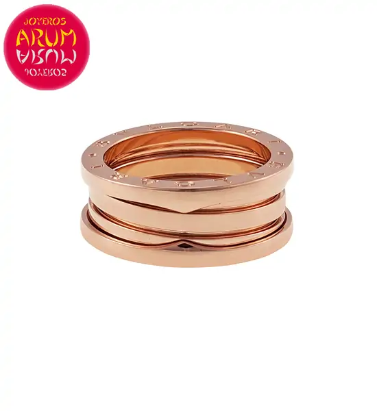 Bulgari Ring B.Zero1 Rose Gold 3 Band RAJ1160 "SOLD"
