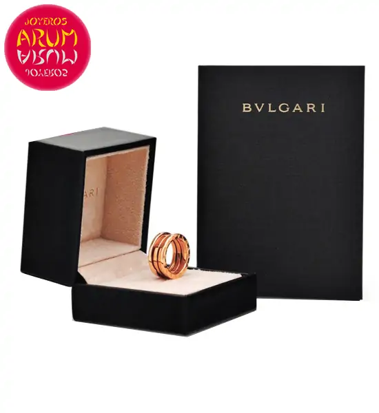 Bulgari Ring B.Zero1 Rose Gold 3 Band RAJ1160 "SOLD"