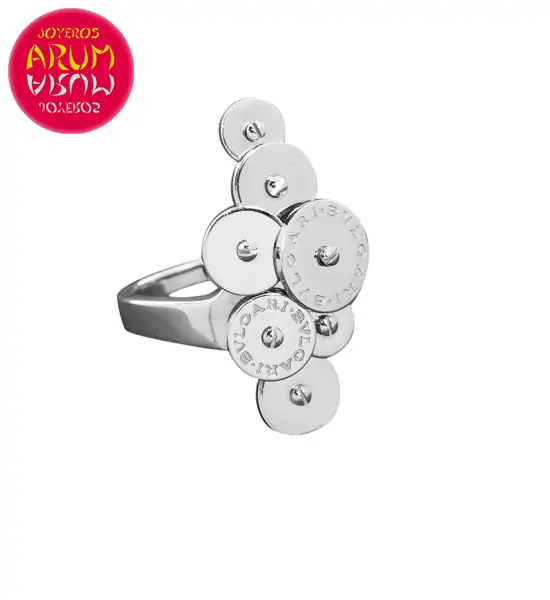 Bulgari Cicladi Ring White Gold 7 Discs RAJ1169