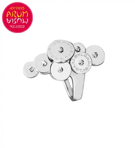 Bulgari Cicladi Ring White Gold 7 Discs RAJ1169